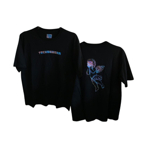 Camiseta de gran tamaño unisex diseño personalizable 100% tela de punto de algodón con patrón impreso - Product Image 1