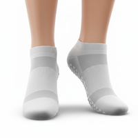 Chaussettes de yoga unisexes épaisses à semelle en tissu éponge avec logo personnalisé, en matière Coolmax, écologiques, respirantes, imprimées en sérigraphie
