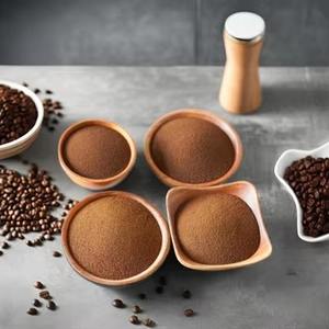 Poudre de café instantané soluble séchée par pulvérisation du Vietnam pour machine à boissons, torréfaction foncée, goût équilibré, arôme flexible, emballage flexible - Product Image 1