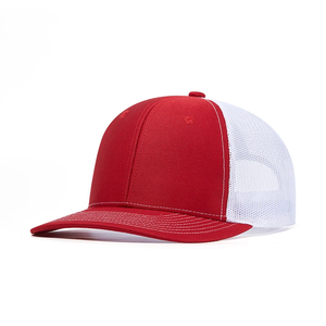 Personalizado de alta calidad de 5 paneles de algodón de sarga camión bordado parche Logo camionero malla sombrero gorra fabricante - Product Image 2
