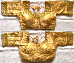 Hermosa Blusa Con Trabajo Hecho A Mano, Zari Y Trabajo De Hilo - Product Image 6