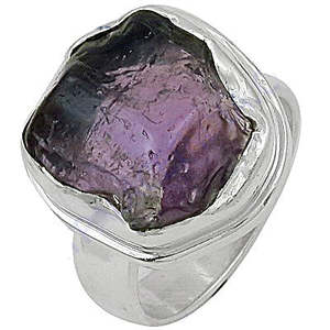 925 Silver Amethyst <b>Ring</b> for Women Statement Fine Jewelry with Natural Garnet or Zircon Set in <b>Plain</b> Men's <b>Ring</b> - Product Image 2