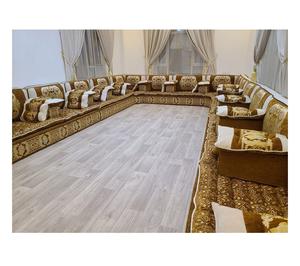 Sofá estilo Majlis árabe, diseño clásico, elegante conjunto para sala de estar, asientos de esquina de lujo, diseño que ahorra espacio - Product Image 1