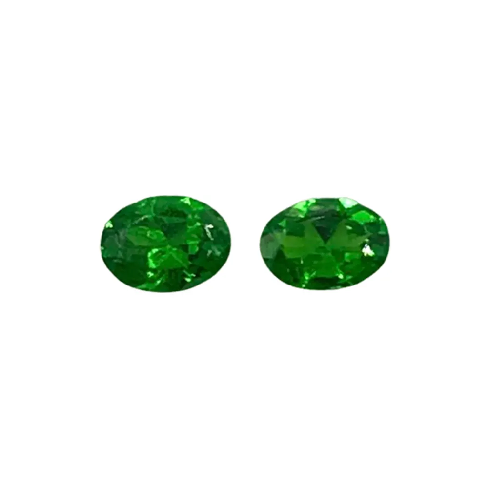 Latest Collection Tsavorite Oval Faceted Gemstone Available at Wholesale Price
