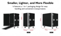P2.5mm GOB Indoor HD LED-Posteranzeige Doppelseitig Dreifach Faltbar Beweglich für Einzelhandelsgeschäfte und Aufzüge