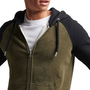 Sudaderas con capucha con cremallera para hombre de alta calidad, ligeras, bajas MOQ, diseño de suministro OEM con logotipo, el mejor Material, sudaderas con capucha a buen precio - Product Image 6