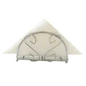 Stylish Tableware Napkin <b>Stand</b> Metal Napkin Holder Silver Color Tissue <b>Stand</b> for Home & Office <b>Desktop</b> Organizer - Product Image 1