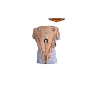 <b>Womens</b> Brown <b>Poncho</b> With Concho - Product Image 1