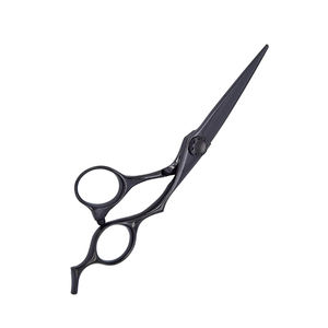 กรรไกรตัดผมแบบกรรไกรเคลือบสีดำสำหรับร้านเสริมสวย - Product Image 2