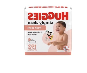 Huggies Simply Clean Fresh Scent Lingettes pour bébé-3 paquets à rabat, 192 lingettes au total, coton doux - Product Image 1