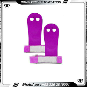 Empuñaduras de gimnasia de carbono súper duraderas con agujeros personalizados para gimnasia en casa gimnasio ejercicio entrenamiento empuñaduras gimnasia - Product Image 2