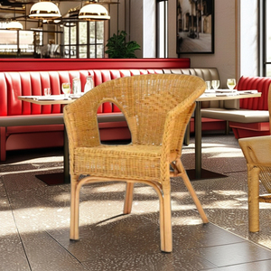 Fauteuil à bascule moderne en rotin naturel fait main, idéal pour salle à manger, salon, restaurant ou chambre – Meilleure vente - Product Image 3
