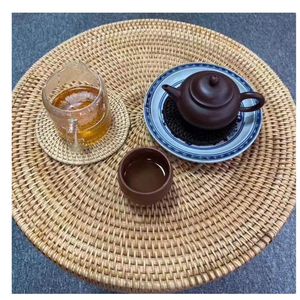 <b>Wicker</b> Plate Mat Vietnam Eco Friendly Table Charger For Hotel Wedding And Daily Dining Table Setup - Product Image 4