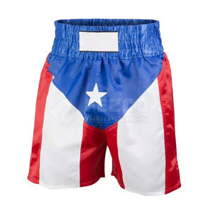 Pantalones Cortos de Boxeo de Moda Urbana al por Mayor, Cintura Elástica, Algodón Transpirable de Secado Rápido, Ropa de Entrenamiento y Combate para Hombre - Product Image 1
