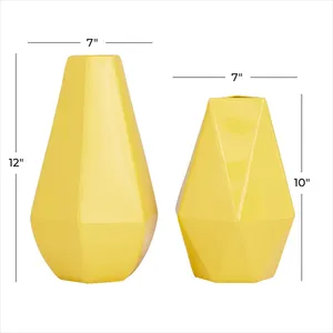 Florero Metálico Decorativo Moderno, Florero Metálico Premium para Mesa de Comedor, Decoración para el Hogar y la Oficina - Product Image 6