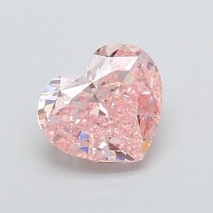 เพชรรูปหัวใจ 2.00 กะรัต VS2 สีชมพูอ่อนแฟนซี เพาะเลี้ยงในห้องปฏิบัติการ - Product Image 1