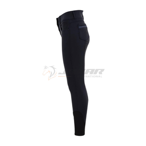 Pantalons d'équitation élégants pour femmes, confortables, respirants, en tissu extensible, pantalons d'équitation personnalisés - Product Image 3