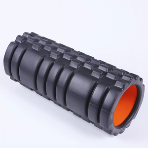 Rodillo de Espuma de Masaje de 33 cm con Logotipo Personalizado, Negro, EVA, PVC, ABS, Alta Densidad, Portátil, para Yoga, Fitness y Ejercicio - Product Image 4