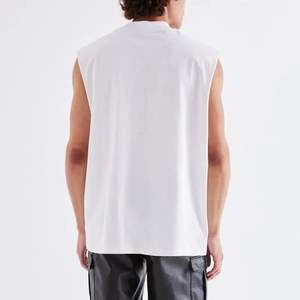 Chaleco sin Mangas de Alta Calidad para Hombre, Personalizado, Transpirable, de Algodón Tejido, Estilo Deportivo, Sublimación 3D, Bordado Informal - Product Image 2