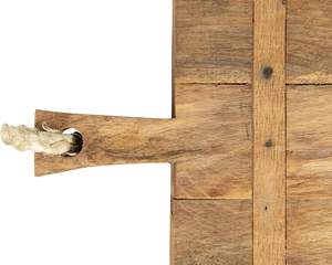 I K Handicraft Mango Madera Tablero de queso Mango Cuerda 1,5 cm de espesor Apto para lavavajillas-Rústico Costero Granja Boho Cocina Comedor - Product Image 5