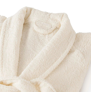 Apparel Unisex Clothing Unisex Bathrobes 100% Terry Cotton with Custom logo and Design Hooded Towel Bathrobes - Product Image 3