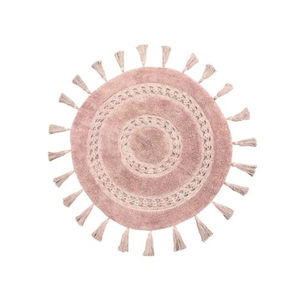 Tapis de bain en coton tufté Circle Tassel Tapis de bain de qualité supérieure - Product Image 3