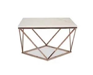 Mesa de centro de metal elegante para cocina y sala de estar con atractivo acabado metálico funcional moderno para interiores último diseño - Product Image 3