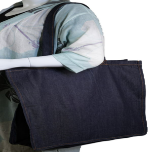 Sac fourre-tout de grande capacité 100% coton de qualité supérieure, écologique, logo personnalisable, fermeture à glissière, marque MGI, sac de shopping robuste - Product Image 1