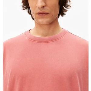 Camiseta Extra Grande de Algodón 100% Orgánico para Hombre, Cuello Redondo, 320 g/m², Estilo Urbano, Logotipo Personalizado - Product Image 3