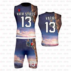 Logo personnalisé enfants conception drapeau américain uniformes de football maillot conception personnalisée 7v7 uniformes de football 7on7 kits d'uniformes de club - Product Image 4