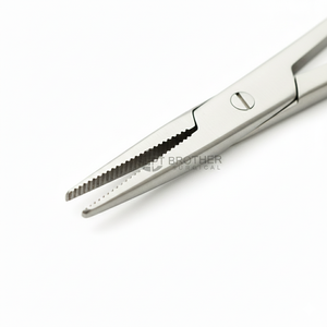 Porte-aiguilles en carbure de tungstène, forceps chirurgical, aiguille de Mayo Hegar en acier inoxydable avec poignée dorée - Product Image 3