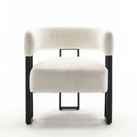 Chaise en fer moderne de luxe personnalisée pour appartement, sous-sol, villa, entrée, parc, salon, usage commercial, hôpital, atelier