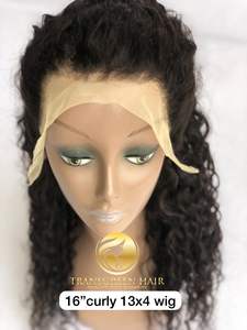 วิกผมหยิกธรรมชาติขนาด13x4 HD แบบยังไม่ผ่านการทำ100% 16นิ้วขนมิงค์แท้จากกัมพูชาอินเดีย - Product Image 3