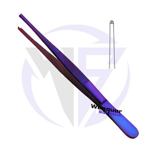 Pinzas Manuales de Acero Inoxidable Wenquar con Recubrimiento de Titanio, Herramienta Dentada con Certificación CE para Uso Dental y Quirúrgico - Product Image 1
