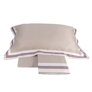 FAZZINI SENTIERI Juego de Fundas de Almohada Tamaño Estándar Hecho en Italia Gris y Lila FZSENPAIRPCUSA-7 - Product Image 1