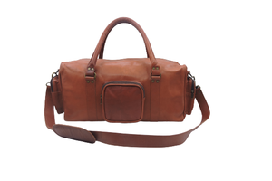 Bolsa de lona de cuero personalizada personalizable, bolsa de equipaje Unisex de viaje para fin de semana, bolsa de viaje resistente para todo tipo de cosas, OEM - Product Image 2