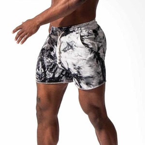 Streetwear d'été personnalisable Short de survêtement pour homme 95% coton 5% Spandex Short de gymnastique de jogging avec tissage tricoté Sublimation pour homme - Product Image 4