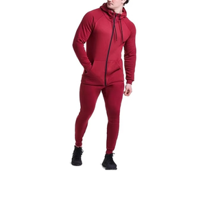 Survêtement coupe ajustée de haute qualité pour hommes, respirant, logo personnalisé, motif solide, nouveau style d'hiver de qualité supérieure - Product Image 1