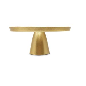 Support à gâteau en laiton de grande taille, artisanal, de qualité supérieure, avec finition brossée, utilisé pour la décoration de table de fête ou de mariage - Product Image 1