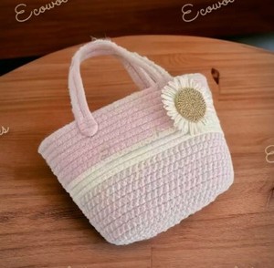 Summer <b>Large</b> Capacity Straw Woven Handmade <b>Wicker</b> Woven Straw Bag Handle Bags Handmade Cotton Woven Rope Bags <b>for</b> Women - Product Image 3
