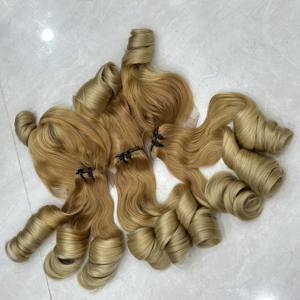 ส่วนขยายของมนุษย์บริสุทธิ์จากเวียดนามขายดีที่สุดสำหรับผมบลอนด์แบบหนาสองเท่าแบบเต็ม - Product Image 1