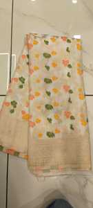 Saree en nylon chic pour adultes Texture lisse et nuances vibrantes pour un style confortable lors de fêtes Vêtements indiens et pakistanais - Product Image 6