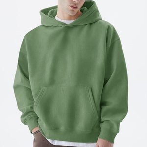 Sudadera y sudadera con capucha para hombre, ropa informal ecológica de algodón orgánico, fabricante OEM que suministra productos de primera calidad al por mayor - Product Image 4