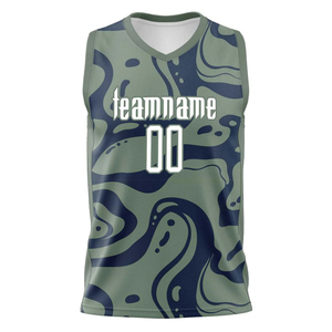Nouveaux maillots de basket-ball personnalisés par sublimation uniformes de basket-ball pour jeunes à séchage rapide de haute qualité - Product Image 2