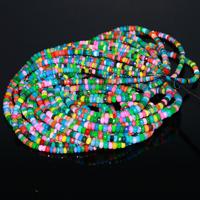 Perles d'Opale Éthiopienne de Qualité AAA, 4-6mm, Facettées, Rondelles Multicolores, Effet Feu, pour Fabrication de Bijoux, Vente en Gros, Approvisionnement Direct Usine