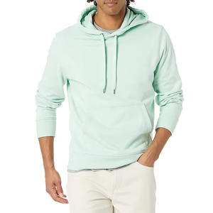 Custom <b>Men's</b> Streetwear Regular Fit Breathable Anti-Wrinkle 280g Pullover Hoodies Heat-Transfer Printed Embossed 100% Cotton - Product Image 5