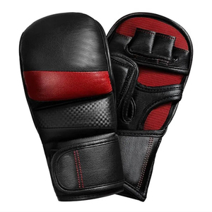 Sarung tangan MMA Muay Thai Sparring Shooter sarung tangan high Quality Pu kulit menyesuaikan ukuran 14OZ pelatihan dewasa sarung tangan - Product Image 1