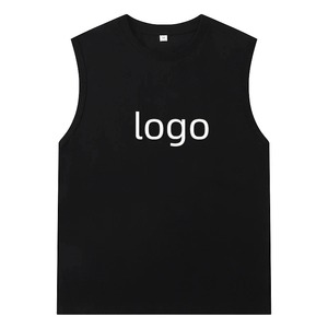 Camiseta sin Mangas de Algodón de Primera Calidad para Hombre, Talla Grande, Transpirable, de Punto, para Gimnasio, Ropa de Entrenamiento, Color Personalizado, Cremalleras, Ropa Urbana - Product Image 1