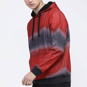 Venta al por mayor en línea de otoño de los hombres con cremallera térmica Sudadera con capucha 100% de algodón de moda de marca impresa precio competitivo - Product Image 2