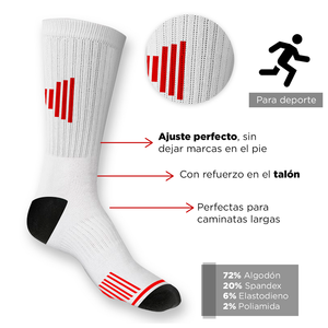 Chaussettes polaires mi-mollet TAN Sport pour hommes, lot de 3, personnalisables avec logo numérique, classiques, pour athlètes, antibactériennes, brodées - Product Image 2